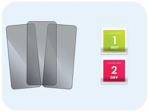 etumi 3-PAK Szkło Hartowane Do Xiaomi Poco X7 5G Anti-spy, Curved, 9H 10