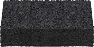 vidaXL Gumowa podkładka 25 pcs czarny 6 x 9 x 2 cm Guma 6