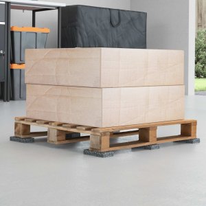 vidaXL Rolka gumowa czarny guma 5