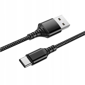 KABEL USB TYP-C 1m SZYBKIE ŁADOWANIE PRZEWÓD 3A 4