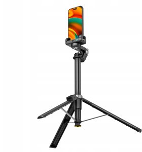 Gimbal Ai Statyw Selfie Stick 180cm Lampa Led Pilot Telefon / Aochuan M3 Pro 9