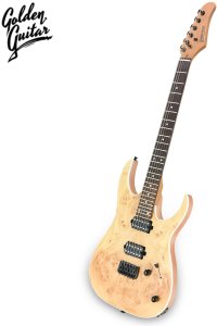 Golden Guitar Gitara elektryczna naturalna superstrat one size 3