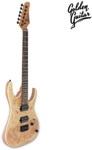 Golden Guitar Gitara elektryczna naturalna superstrat one size 4