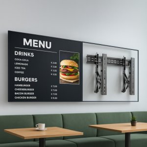 Uchwyt ścienny Video-Wall 37-70" LED/LCD 45kg wysuwany 2