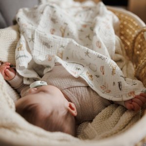 SanaSet Baby BABY ONO 828/04 PIELUSZKI muślinowe MARSZCZONE SUPER MIĘKKIE ZIELONE 8