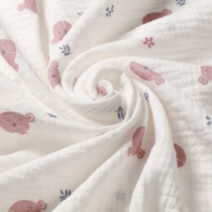 EgaKids BABY ONO 828/03 PIELUSZKI muślinowe marszczone super miękkie SZARE 4