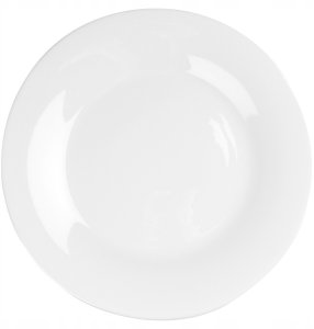 Talerze Obiadowe Płytkie Szkło Białe 6 szt. VILDE 25,5 cm Opalowe 3