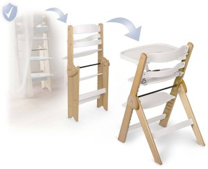 Drewniane krzesełko do karmienia Nukido Timo EDUKAMP 4