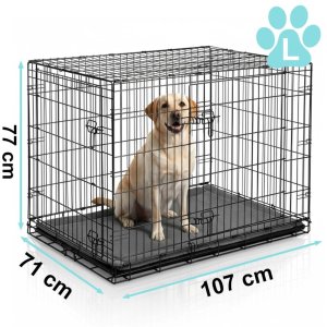 Pethaus Klatka kennelowa dla psa z legowiskiem 107 x 71 x 77 cm PH-202 EDUKAMP 10