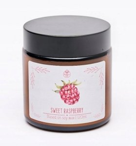 Świeczka zapachowa Sweet Raspberry 120ml 2