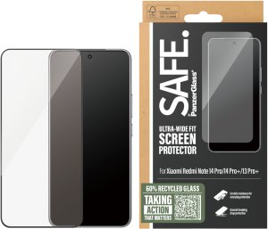 PanzerGlass SAFE. Screen Protector Xiaomi Redmi Note 14 Pro | 14 Pro+ | 13 Pro+ | Ultra-Wide Fit Przezroczysta ochrona ekranu 1 szt. 2