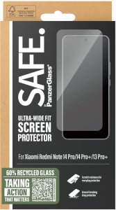 PanzerGlass SAFE. Screen Protector Xiaomi Redmi Note 14 Pro | 14 Pro+ | 13 Pro+ | Ultra-Wide Fit Przezroczysta ochrona ekranu 1 szt. 3