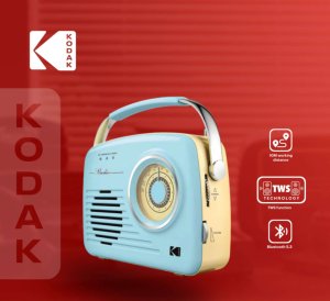 Retro Radio RR-7302 Bluetooth AUX USB AM FM Styl Vintage Przenośne Niebieskie 11