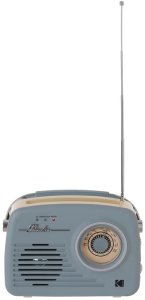 Retro Radio RR-7302 Bluetooth AUX USB AM FM Styl Vintage Przenośne Niebieskie 10