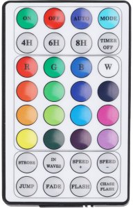 Electric garland ICECROSS, IP44, 172 LED, RGB, 5V/10W adapter, with remote control, 0.6x6m 2