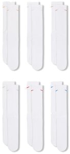 Nike Skarpety długie 6-PAK Everyday Plus Cushioned Białe Dri-FIT r L / 42-46 3