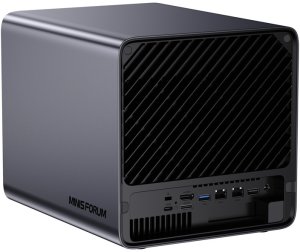 Komputer Minis Forum MINI-PC NAS N5 Pro AMD Ryzen AI 9 HX Pro 370, 32GB+128GB O 2