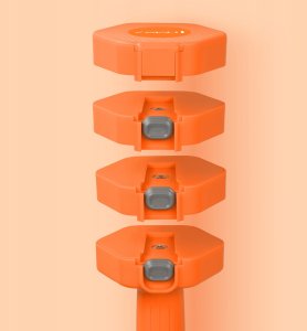 HMS HL03 HANTLE regulowane pomarańczowy 2 x 2.5 KG 5