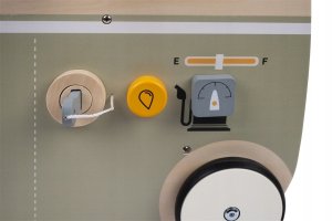 Chodzik pchacz edukacyjny drewniany 7