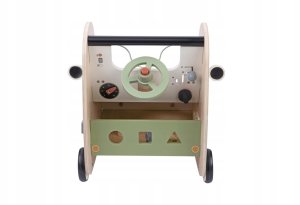 Chodzik pchacz edukacyjny drewniany 8