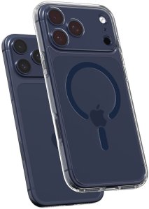 Spigen ULTRA HYBRID MAG MAGSAFE IPHONE 17 PRO CLEAR/DEEP BLUE 5