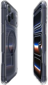Spigen ULTRA HYBRID MAG MAGSAFE IPHONE 17 PRO CLEAR/DEEP BLUE 6