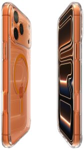 Spigen ULTRA HYBRID MAG MAGSAFE IPHONE 17 PRO MAX CLEAR/ORANGE 6
