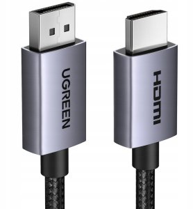 Ugreen Kabel DisplayPort do HDMI DP123 4K 30Hz, 1,5m 2