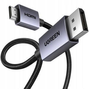 Ugreen Kabel DisplayPort do HDMI DP123 4K 30Hz, 1,5m 4