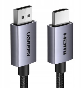Ugreen Kabel DisplayPort do HDMI DP123 4K 30Hz, 2m 2