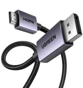 Ugreen Kabel DisplayPort do HDMI DP123 4K 30Hz, 2m 4