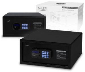 Adler Sejf z kodem elektronicznym i zamkiem 164