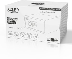 Adler Sejf z kodem elektronicznym i zamkiem 221