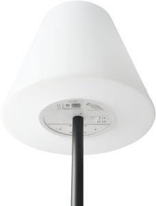 Beliani Lampa ogrodowa podłogowa solarna LED FONESCA Biały 5