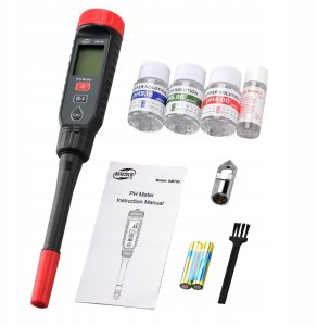 Benetech MIERNIK pH i TEMPERATURY 2w1 TESTER gleby cieczy kwasomierz AUTOKALIBRACJA 11