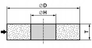 Andre Ściernica płaska biała 250mm x 32mm x 76mm 99A46K7VE01-35 TYP 1 2