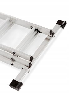 AWTools AWTOOLS DRABINA ALUMINIOWA BASIC 3x10 STOPNI 150kg 9