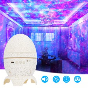 PROJEKTOR GWIAZD LAMPKA NOCNA RZUTNIK LED JAJO DINOZAURA LASEROWY GŁOŚNIK 7
