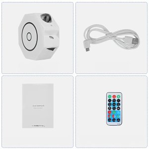 PROJEKTOR GWIAZD NIEBA LAMPKA NOCNA RZUTNIK LASEROWY DLA DZIECI 3D + PILOT 13