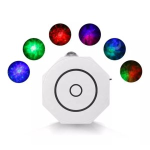 PROJEKTOR GWIAZD NIEBA LAMPKA NOCNA RZUTNIK LASEROWY DLA DZIECI 3D + PILOT 14