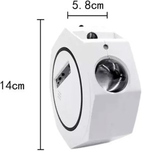 PROJEKTOR GWIAZD NIEBA LAMPKA NOCNA RZUTNIK LASEROWY DLA DZIECI 3D + PILOT 16