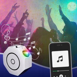 PROJEKTOR GWIAZD NIEBA LAMPKA NOCNA RZUTNIK LASEROWY DLA DZIECI 3D + PILOT 6