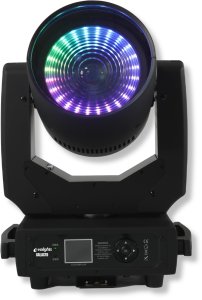 Evolights GALACTO głowica ruchoma 120W RGBL LED + 24x0,1W RGB SMD5050 LED efekt ring 4