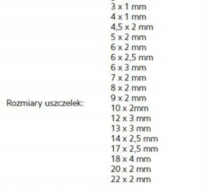 Waart Uszczelki olejoodporne 225szt 4
