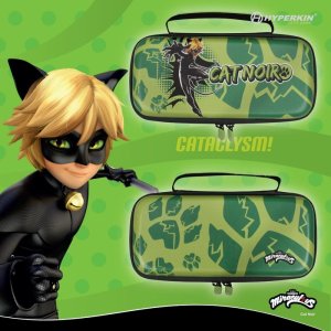 Hyperkin Miraculous EVA Hard Shell Carrying Case for Nintendo Switch/OLED/Lite (Cat Noir) 5