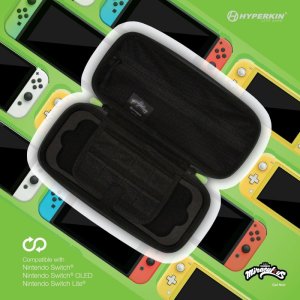 Hyperkin Miraculous EVA Hard Shell Carrying Case for Nintendo Switch/OLED/Lite (Cat Noir) 6