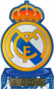 Lampka Lampa Nocna Z Budzikiem Zegar Data Budzik Ekran Lcd / Real Madryt / Rm00003 3