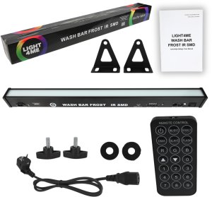 Lampa studyjna LIGHT4ME WASH BAR FROST IR SMD listwa oświetleniowa 192x1,5W RGB SMD5050 LED 8