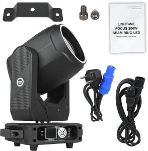 LIGHT4ME FOCUS 200W BEAM RING LED głowica ruchoma 10