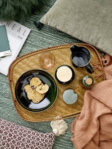 Bloomingville Słoik m/Låg & Ske, Zielony, Ceramika 3